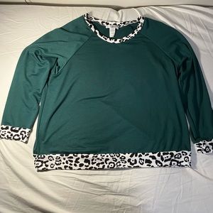 Moa Moa Green Long Sleeve Shirt